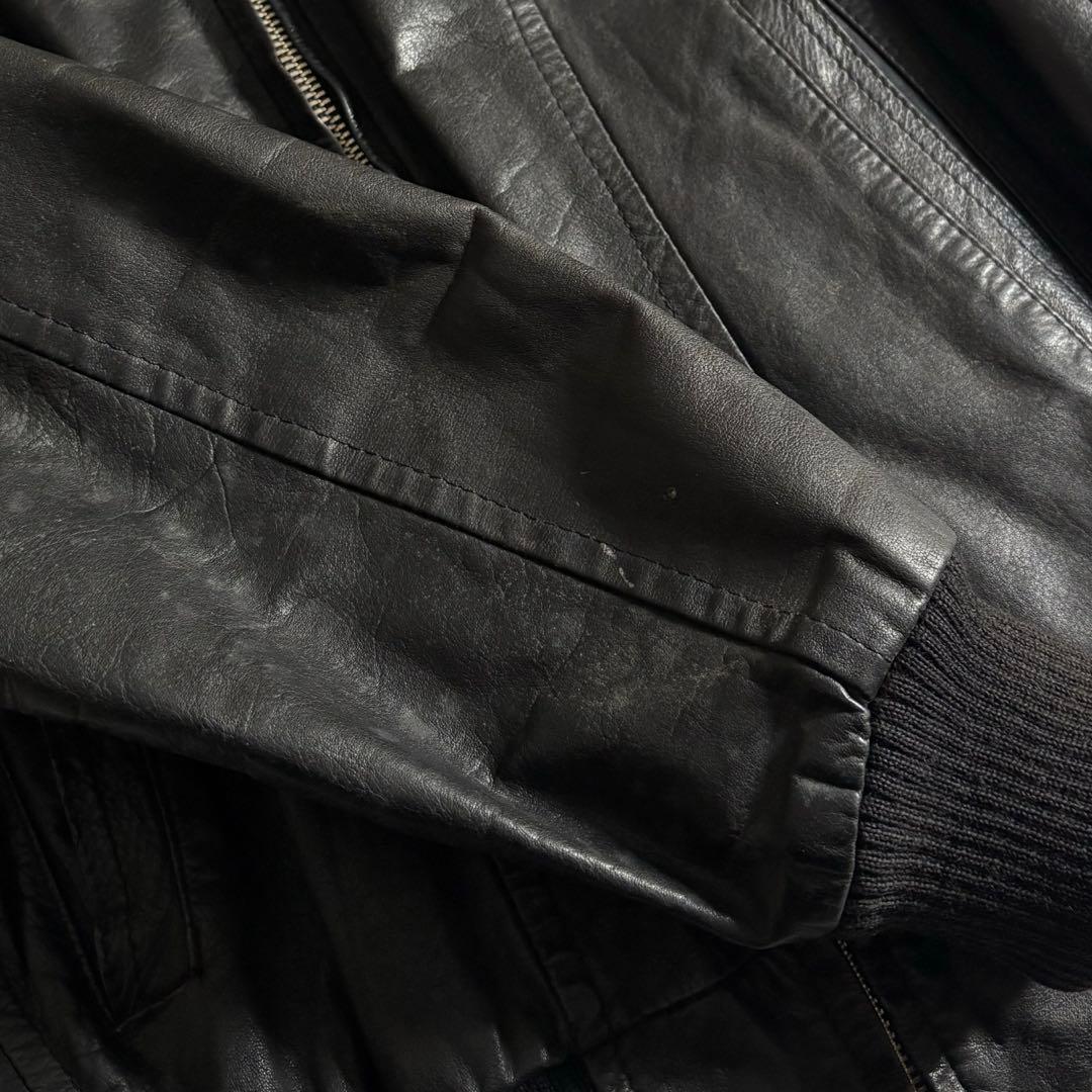 90's vintage 短丈　レザージャケット　アーカイブ