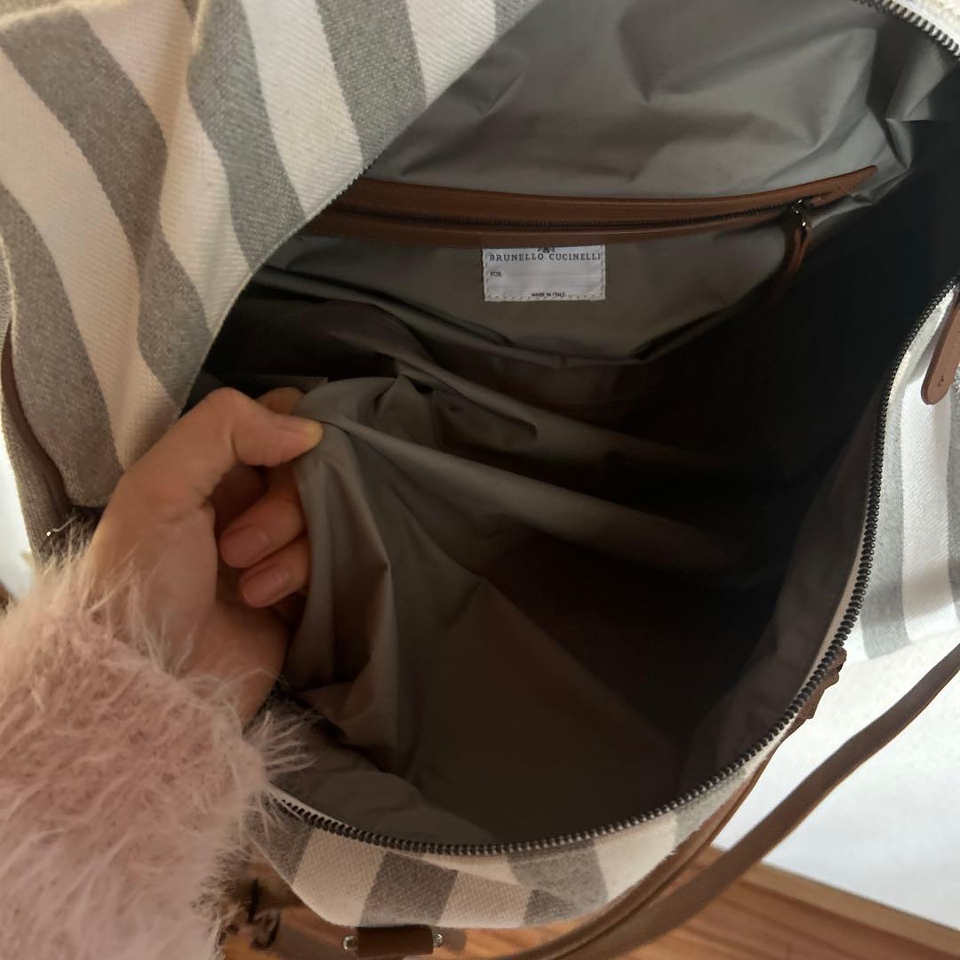 ブルネロクチネリ　ドラムバッグ