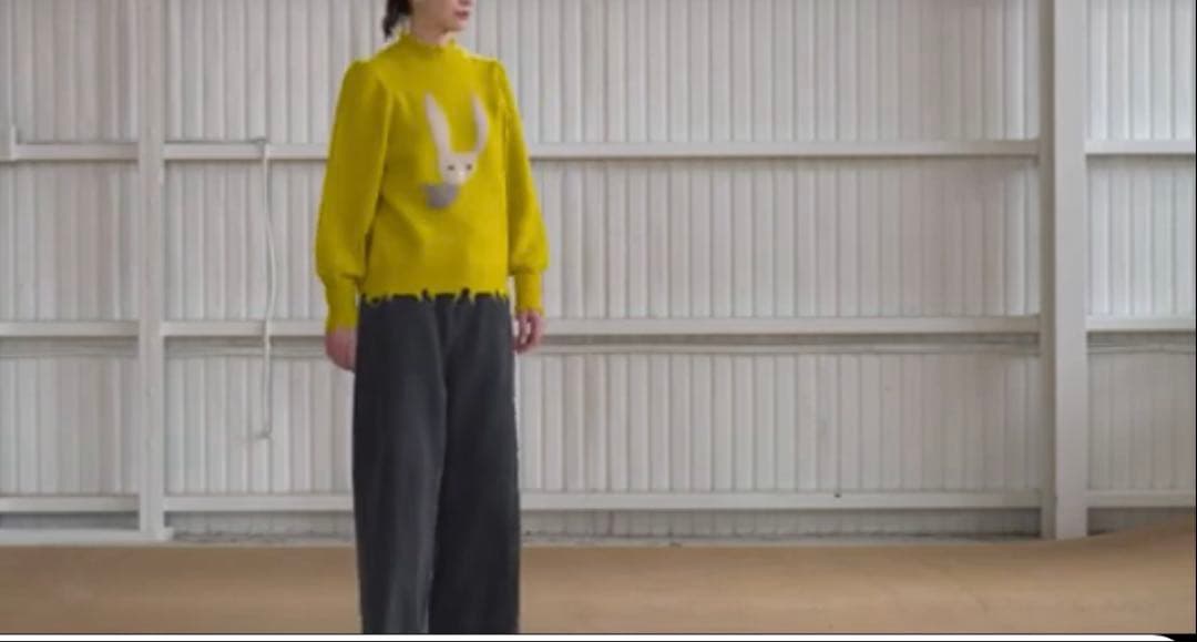 美品 ミナペルホネン セーター プルオーバー ニット minaperhonen