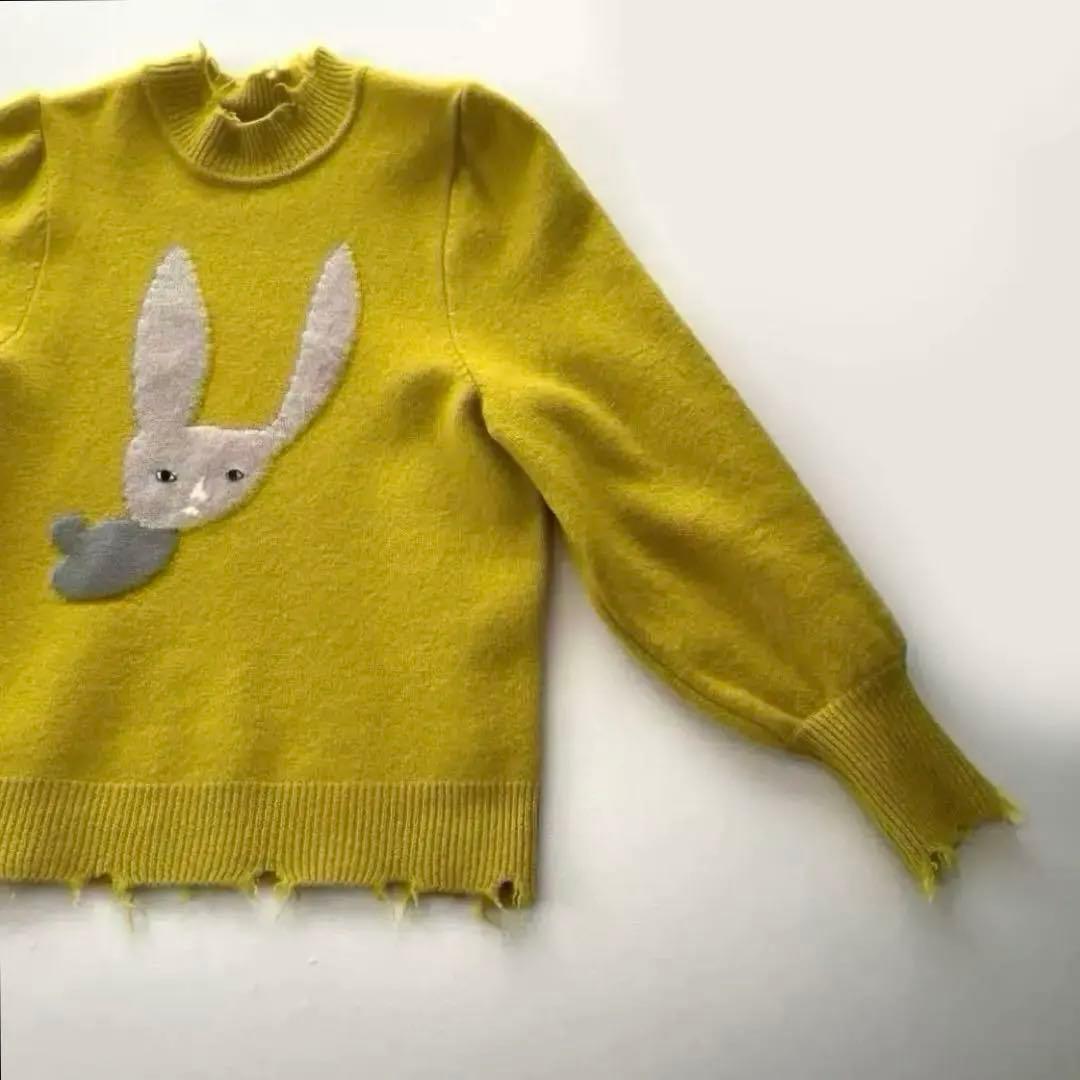 美品 ミナペルホネン セーター プルオーバー ニット minaperhonen