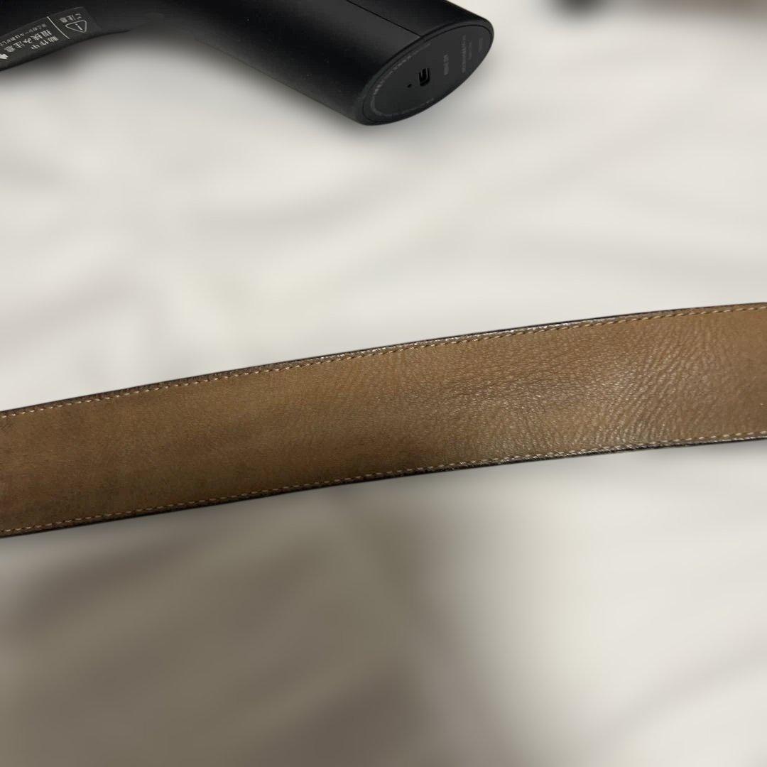 GUCCI ブラック GGロゴバックル ベルト