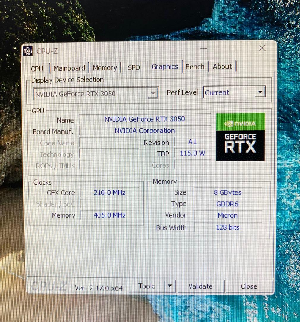 玄人志向 RTX3050 EX 8G GDDR6 GALAKURO GAMING