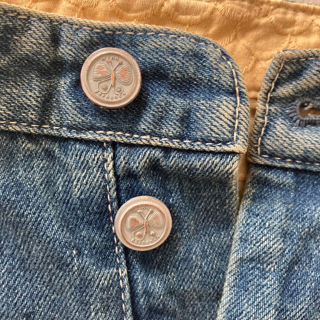 ミナペルホネン　always テーバードデニム　38 新品未使用