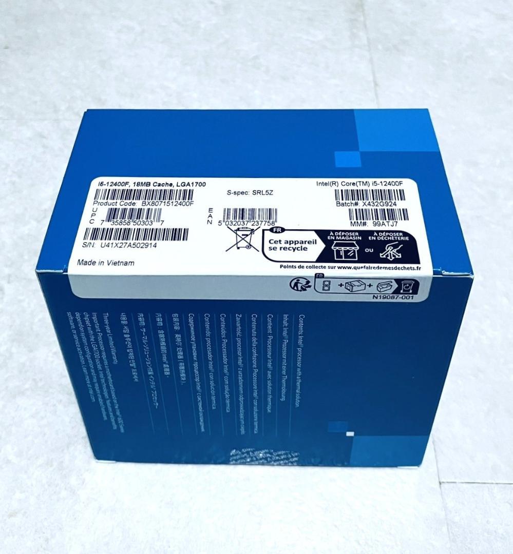 ★新品★ Intel CPU Core i5 12400F BOX
