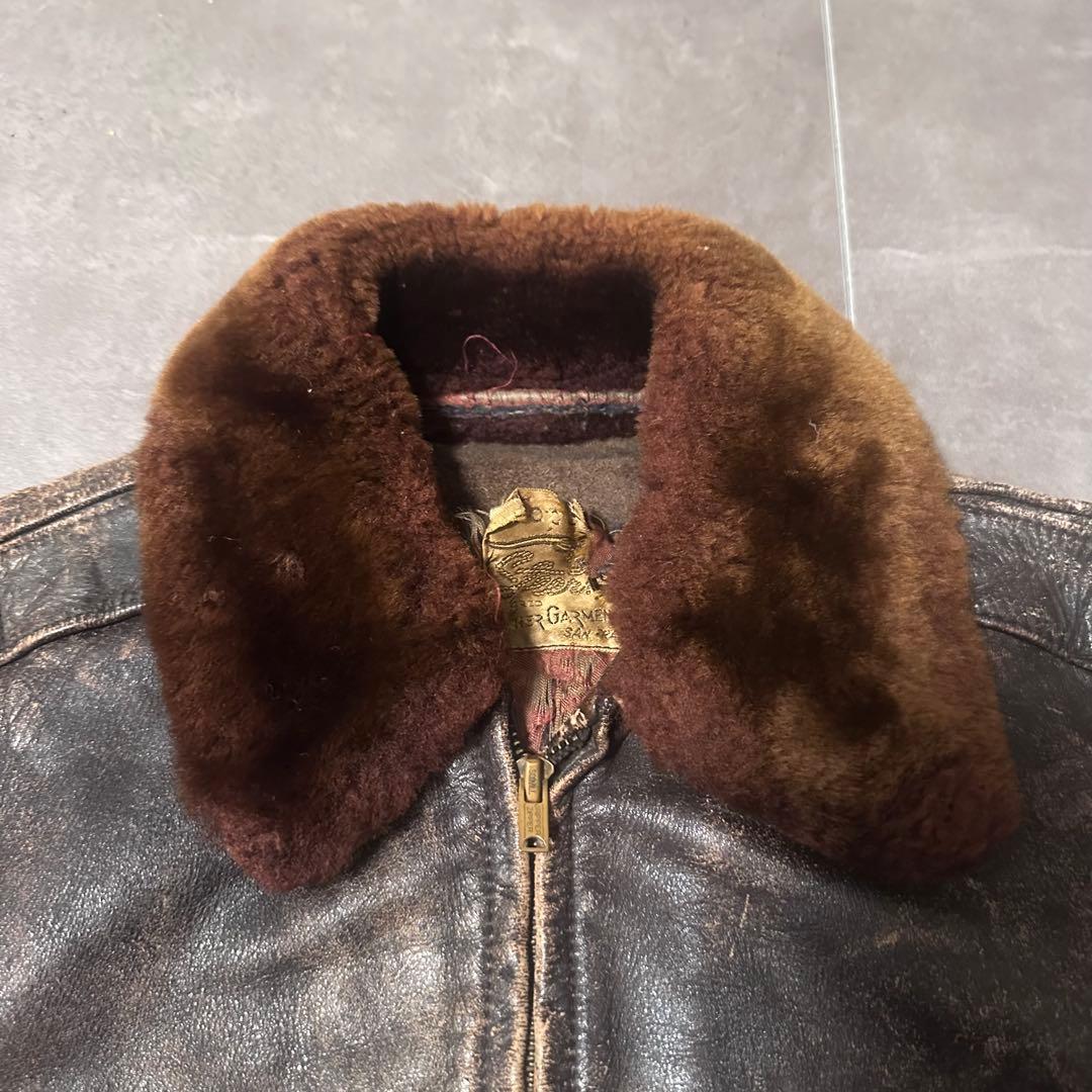 50s G-1 レザー ジャケット g1 leather 60s usnavy