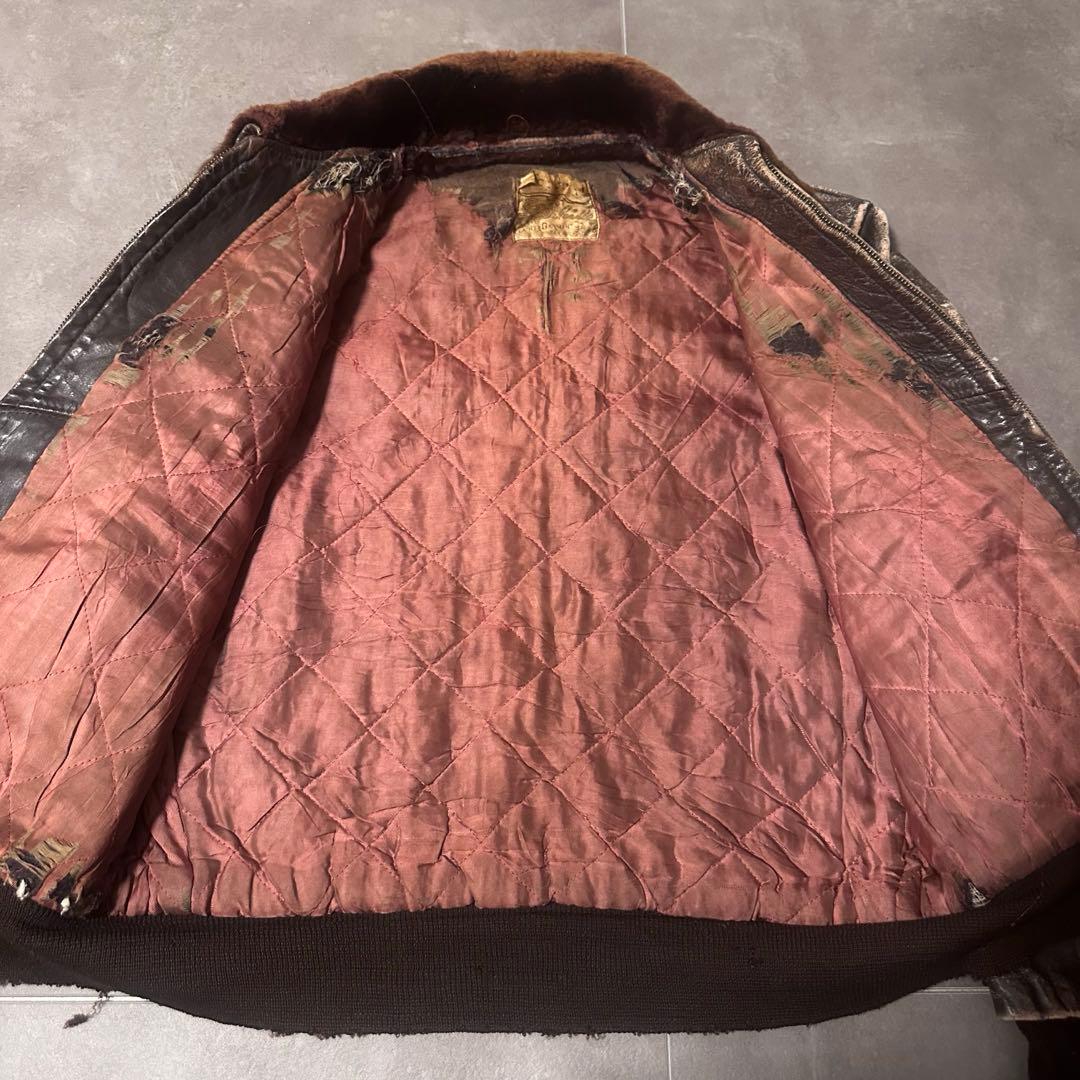 50s G-1 レザー ジャケット g1 leather 60s usnavy