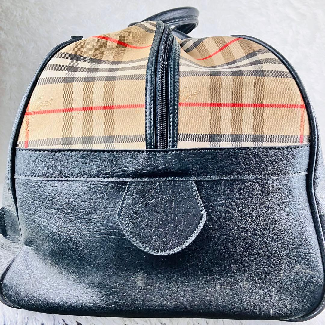 【KU屋】BURBERRY バーバリー ボストンバッグ ヴィンテージ