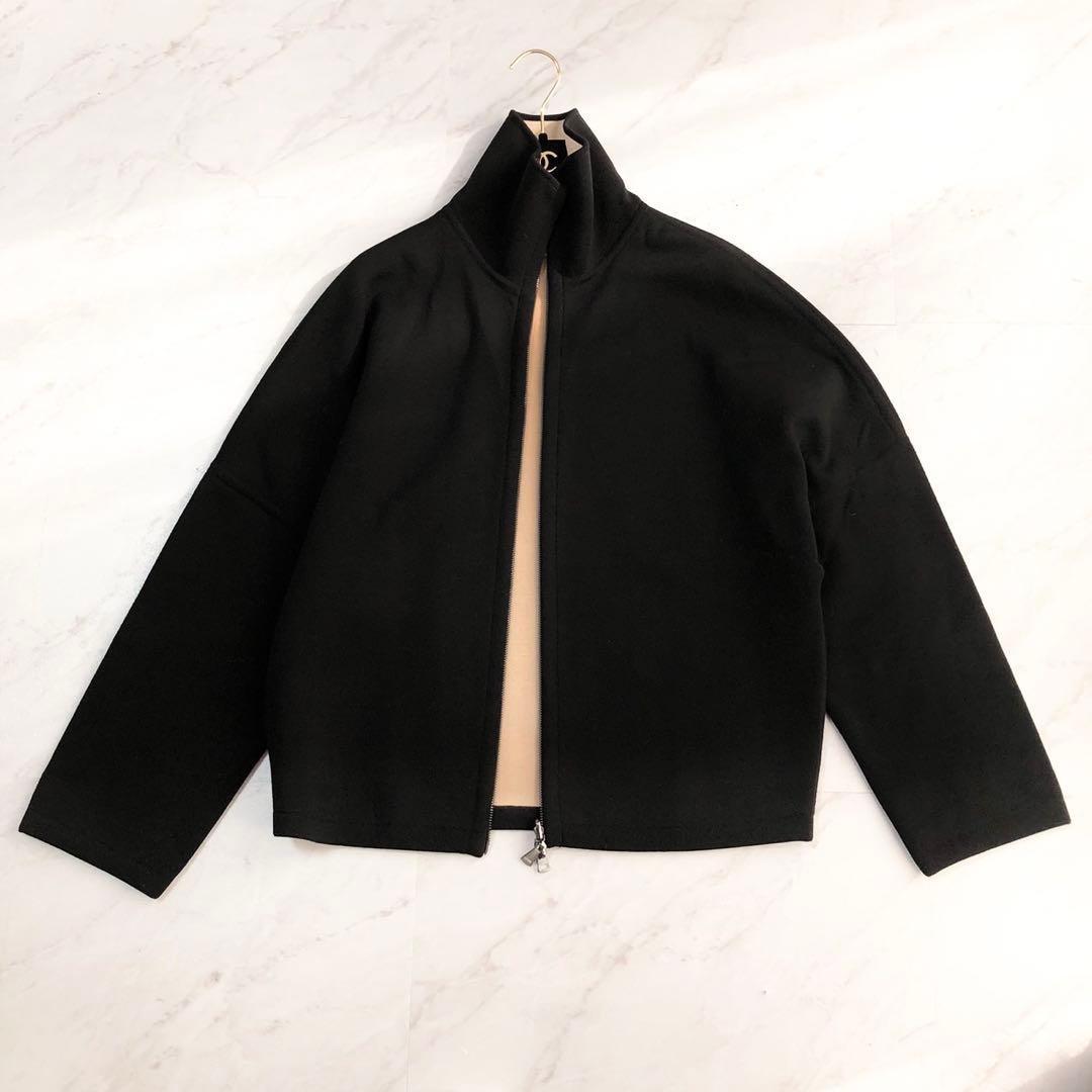 【最高峰✨️MaxMara 白タグ】 リバーシブル ジャケット ウール ジップ