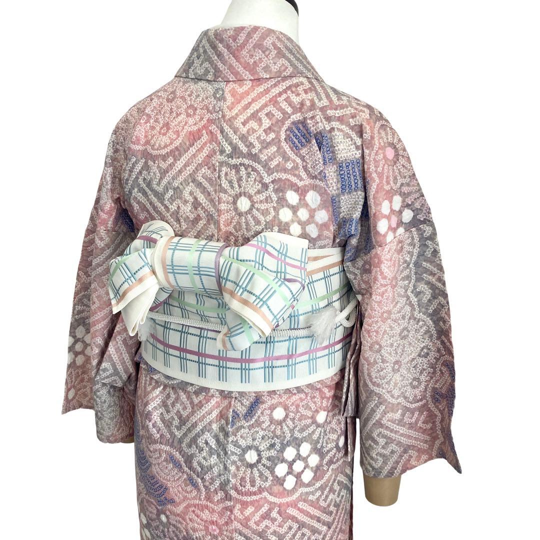 ★ ちぃです★ 古典文様　有松絞り　絞り染め　絞り浴衣　総絞り　NO3