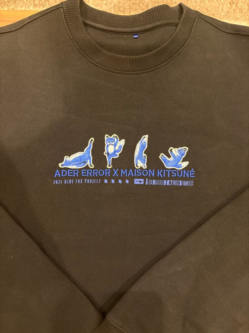 ADER ERROR X MAISON KITSUNÉ スウェット