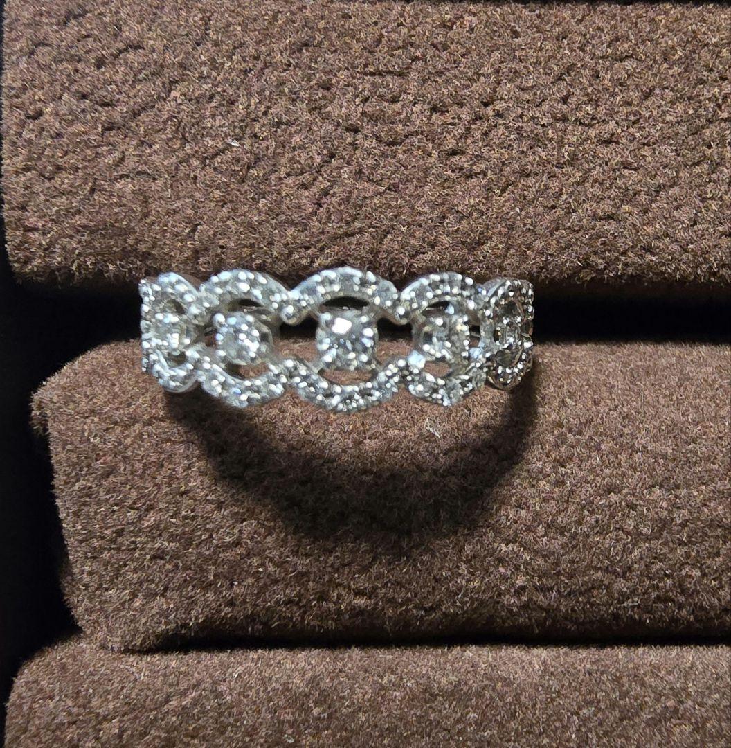 ヴァンドーム青山 サンテュールブリエ ダイヤ リング 12号 PT