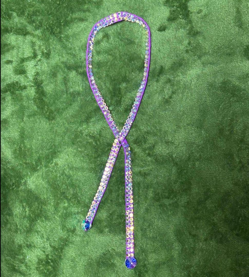 社交ダンスドレス、モダンドレス、スタンダードドレス、ドレス紫、M