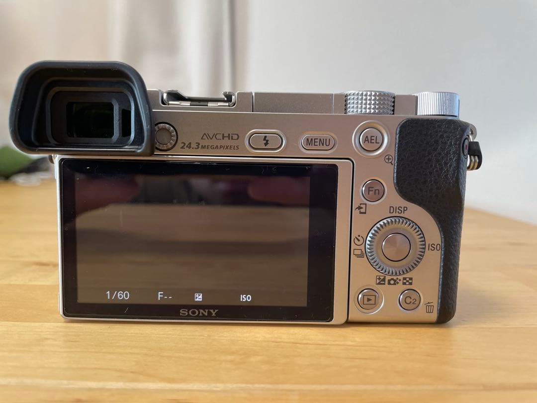 SONY α6000 シルバー 本体と付属品
