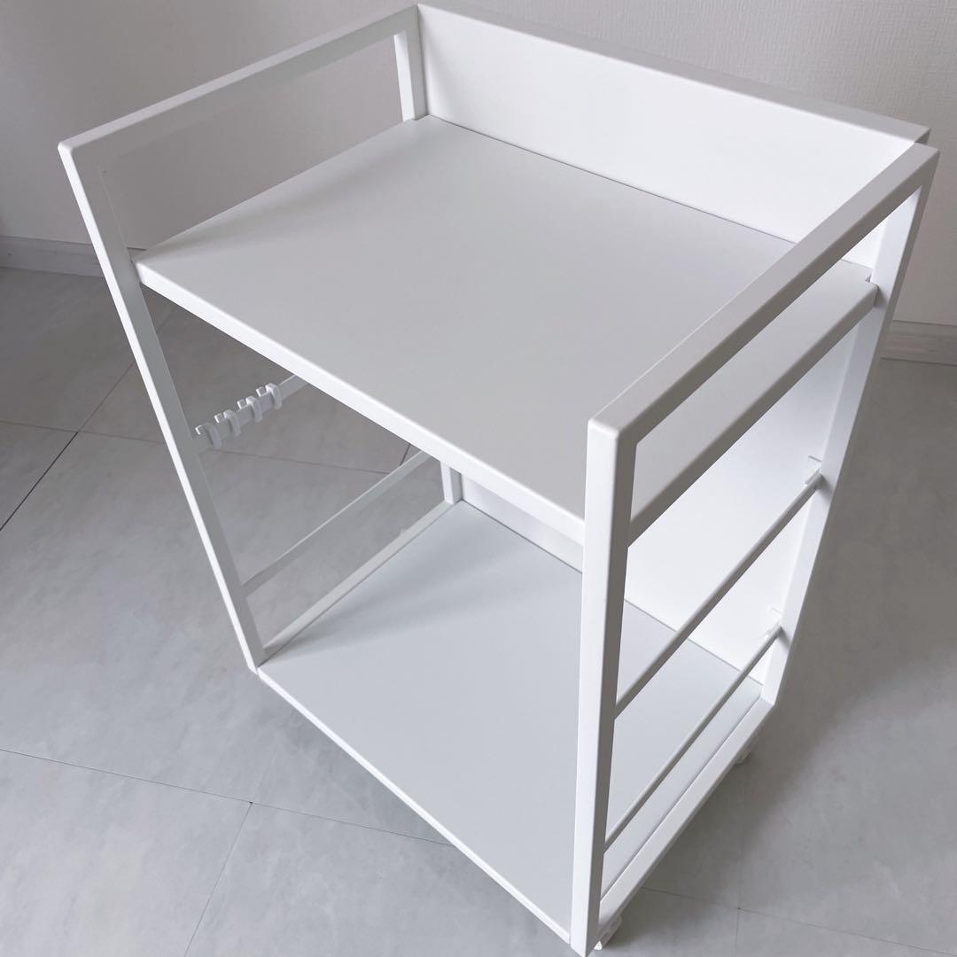 新品　目隠しワゴン タワー 山崎実業 tower キャスター付き ワゴン