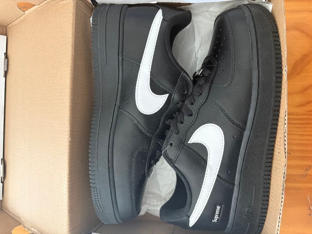 Nike Air Force 1 Supreme SP black スニーカー