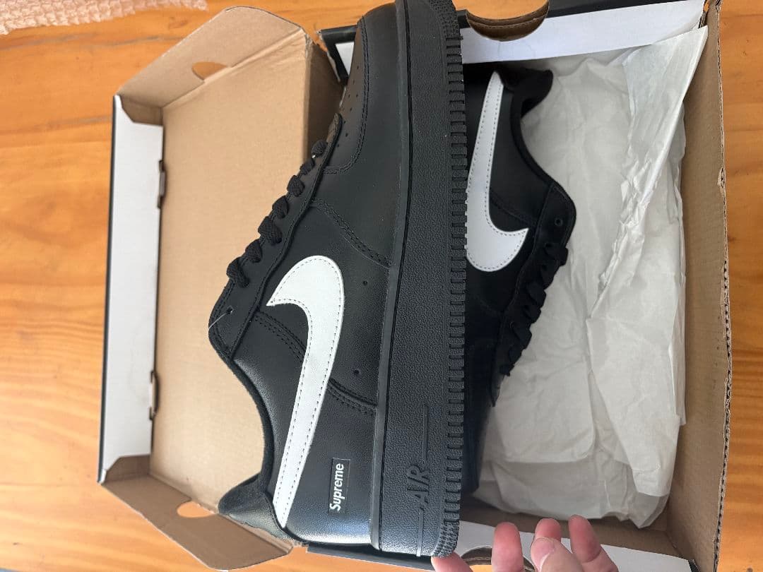 Nike Air Force 1 Supreme SP black スニーカー