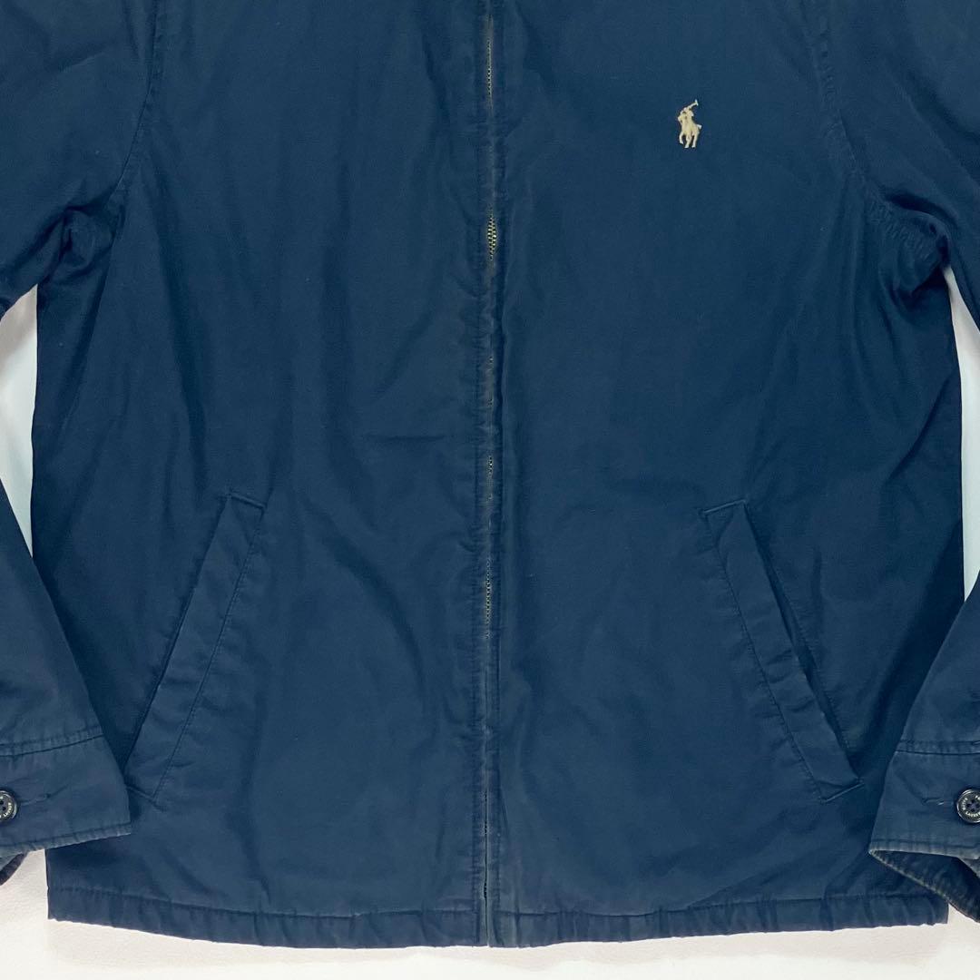 POLO RALPHLAUREN スイングトップ　ネイビー　チェック ナス紺