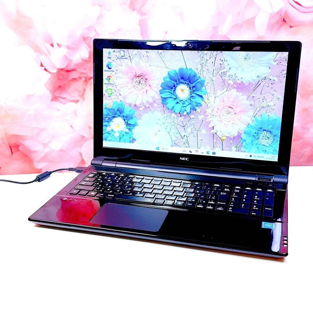 美品✨新品SSD windows11 カメラ ノートパソコン オフィス 薄型