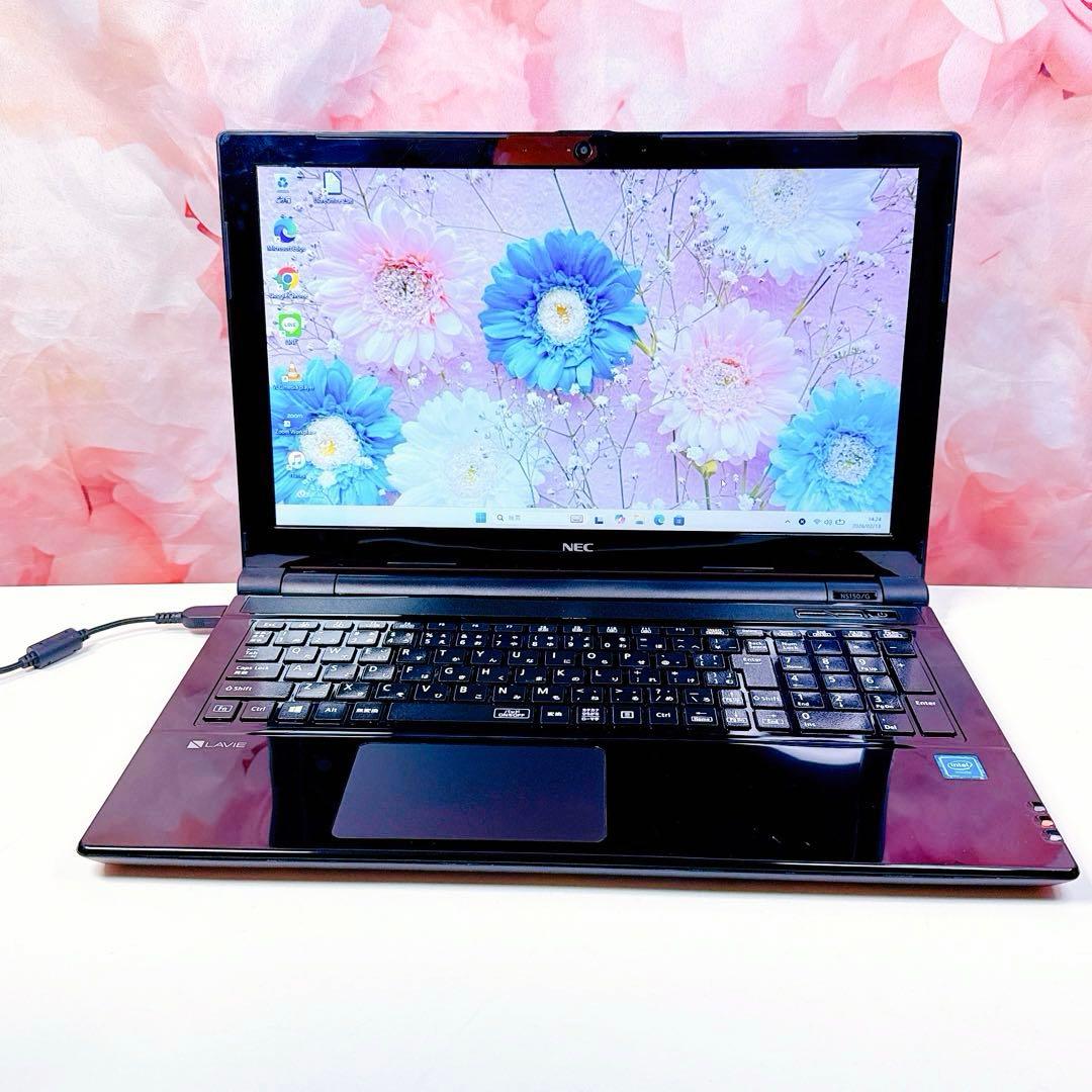 美品✨新品SSD windows11 カメラ ノートパソコン オフィス 薄型