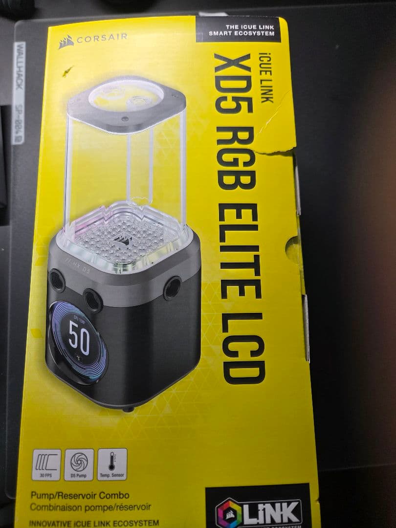 PC用ファン・クーラー CORSAIR iCUE LINK XD5 RGB ELITE LCD