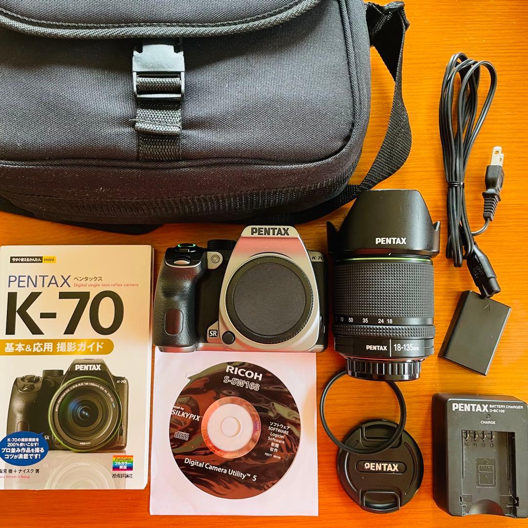 PENTAX K-70 18-135WRキット SILKY SILVER