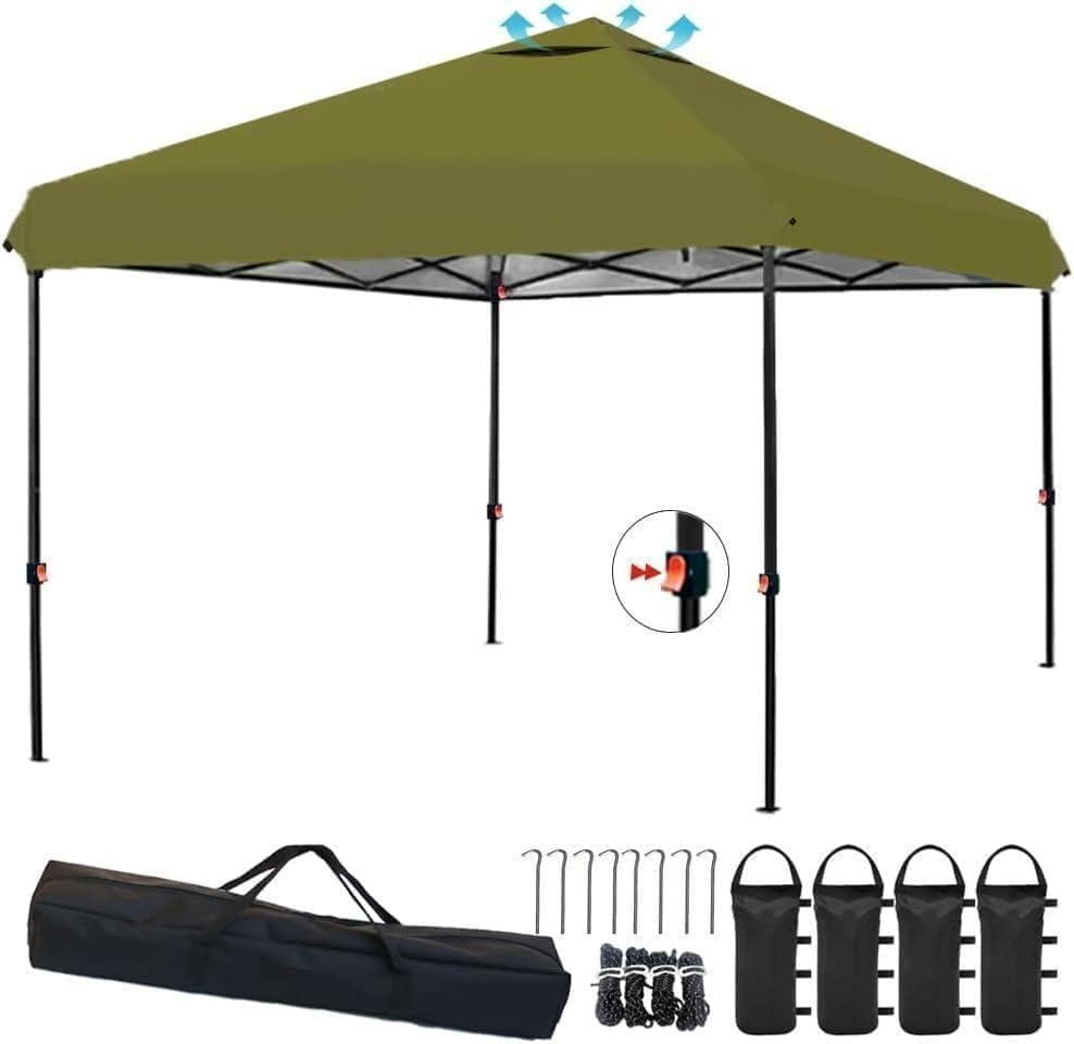 ♥簡単設営♥軽量 タープテント 2.5m×2.5m 収納バック キャンプ 万能