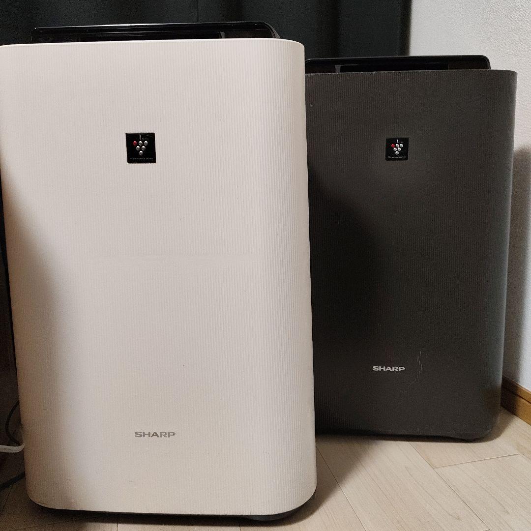 SHARP 空気清浄機 ホワイト ブラック 2台セット