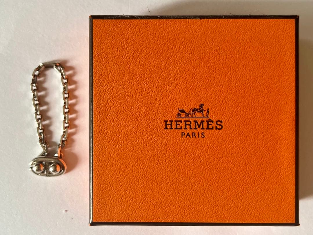 Hermès エルメス vintageシェーヌダンクル キーチェーンキーホルダー