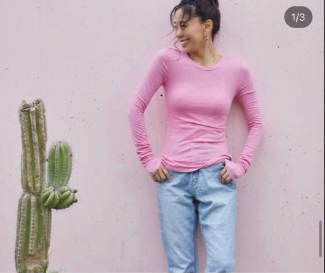 WERTHY 野沢和香　ダブルサイドロンT S 未開封 フラミンゴ　ピンク