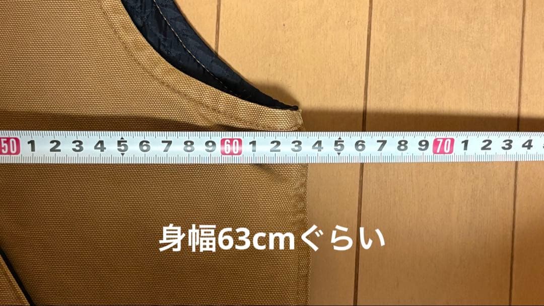 Carhartt ベージュ ベスト XL 美品