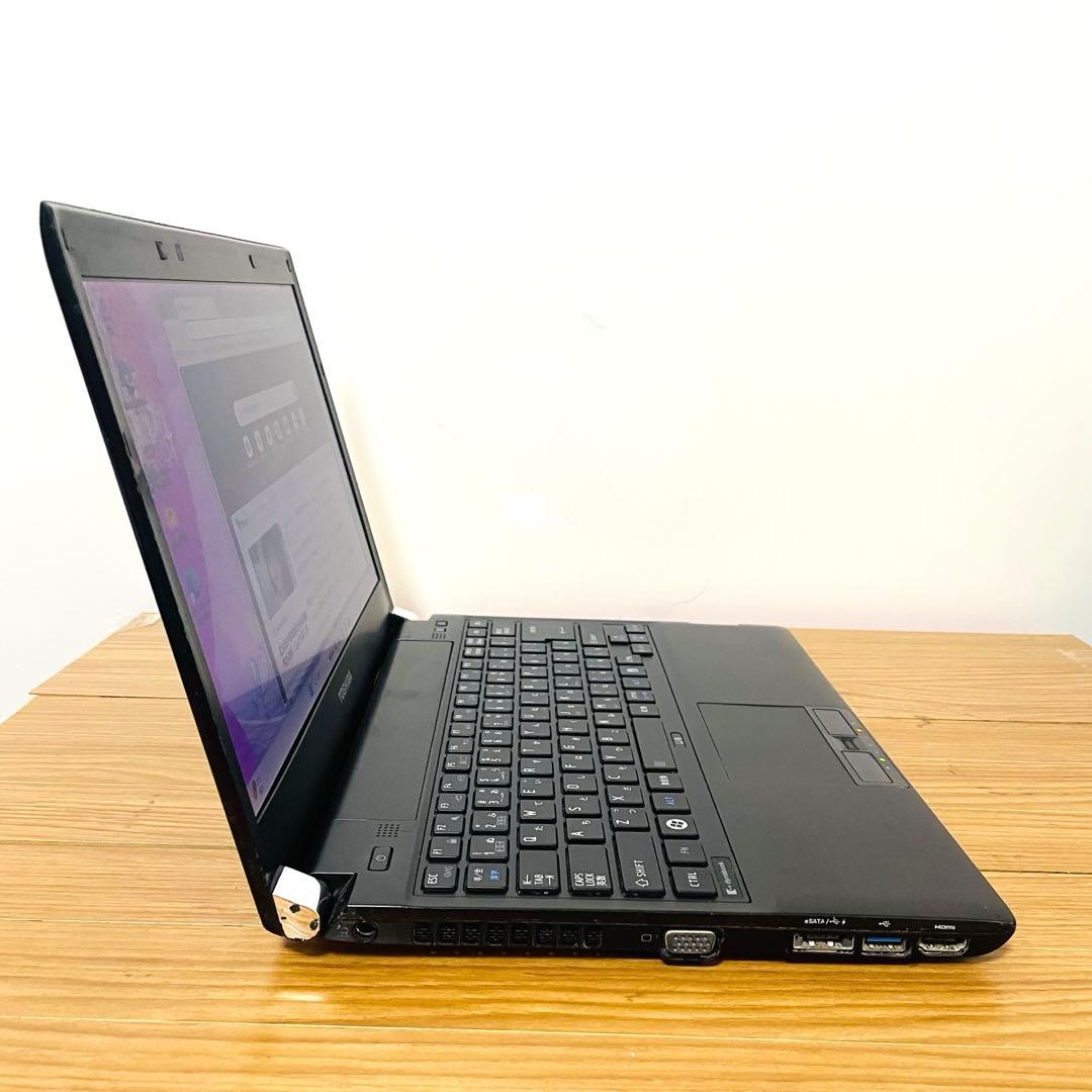 東芝ブラックi5 SSDノートパソコンWindows11オフィス