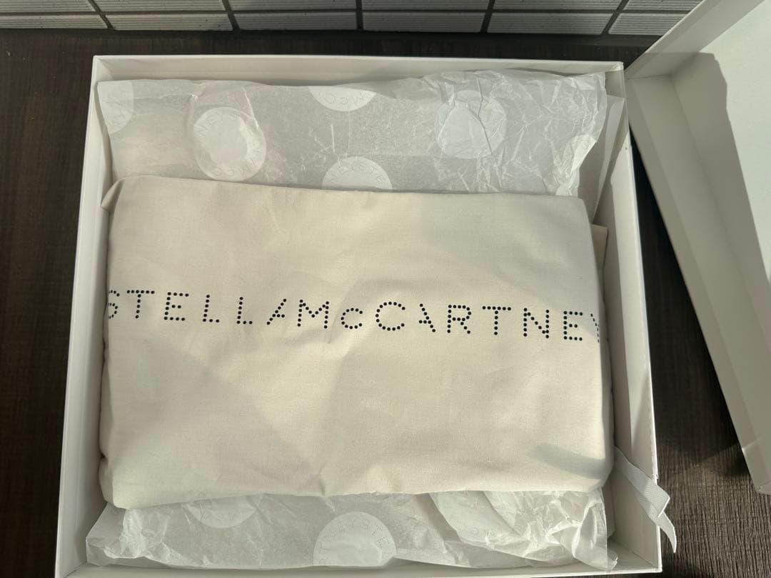 ステラマッカートニー エリス 35.5 黒 レザー 厚底 レースアップシューズ