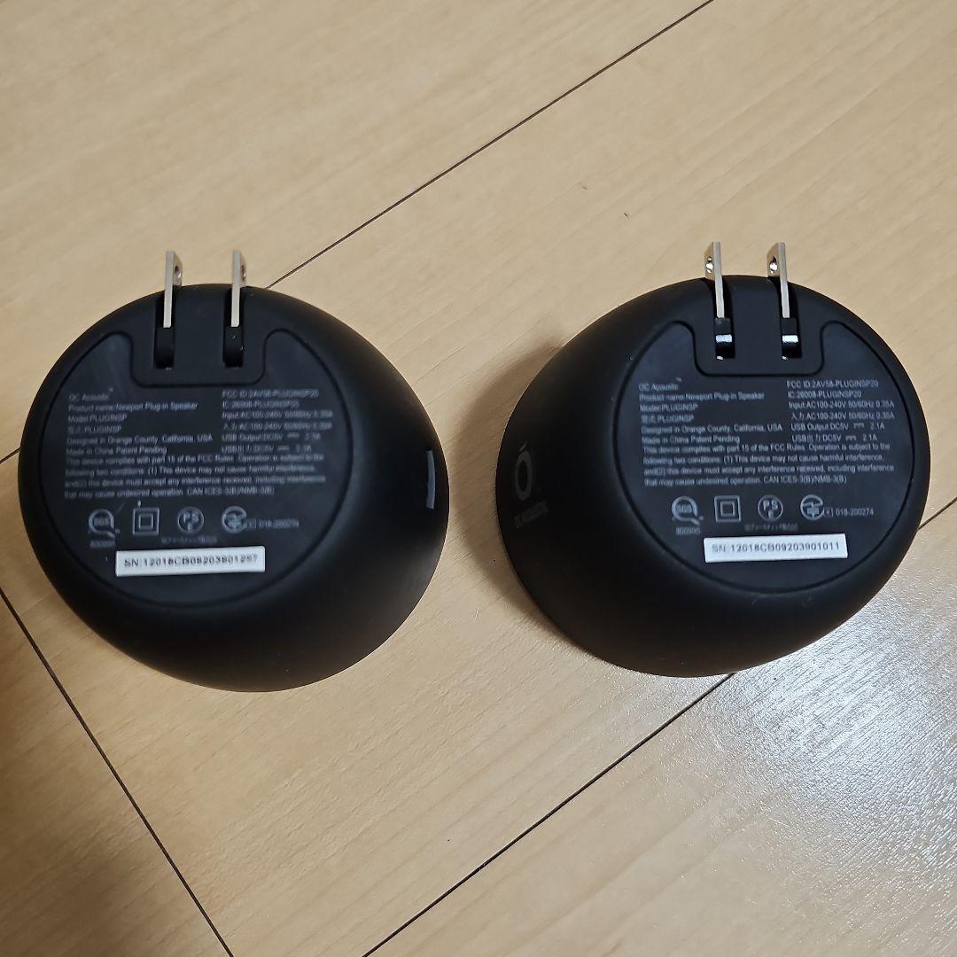 OC Acoustic ワイヤレススピーカー 黒 2個