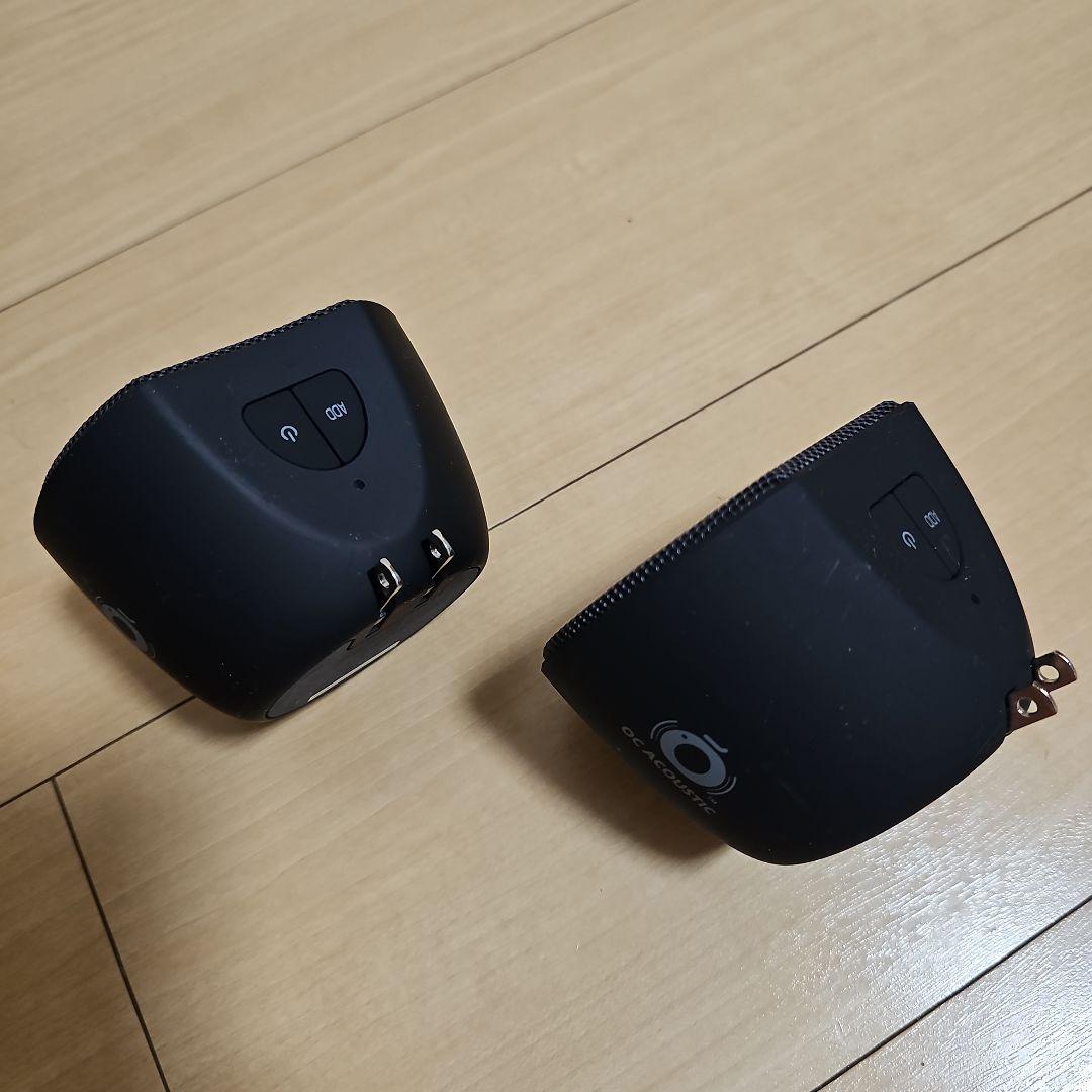 OC Acoustic ワイヤレススピーカー 黒 2個