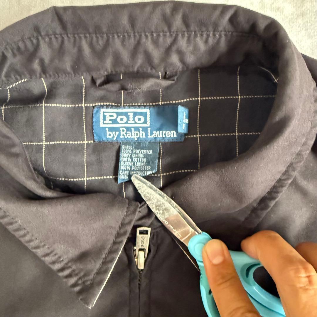 ポロバイラルフローレン スイングトップ スムース生地 ブラック XL