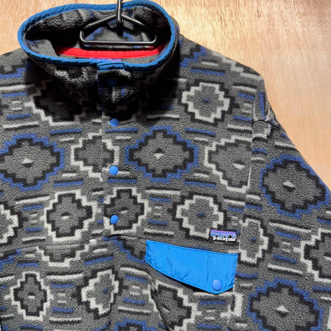美品 PATAGONIA シンチラスナップT デジタルネイティブ柄 M