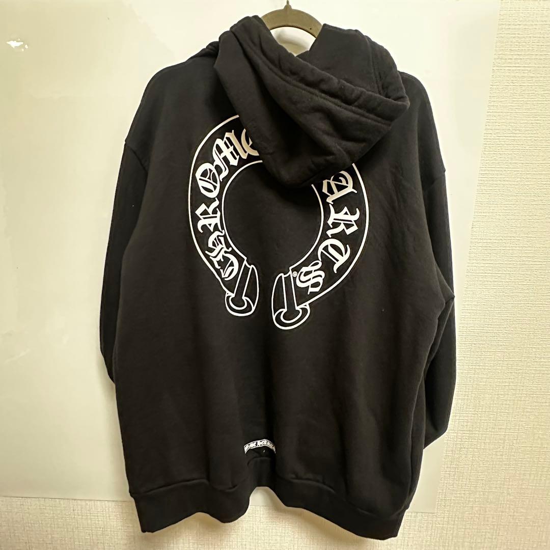 【極美品】正規品　CHROME HEARTS 黒　パーカー　ホースシュー