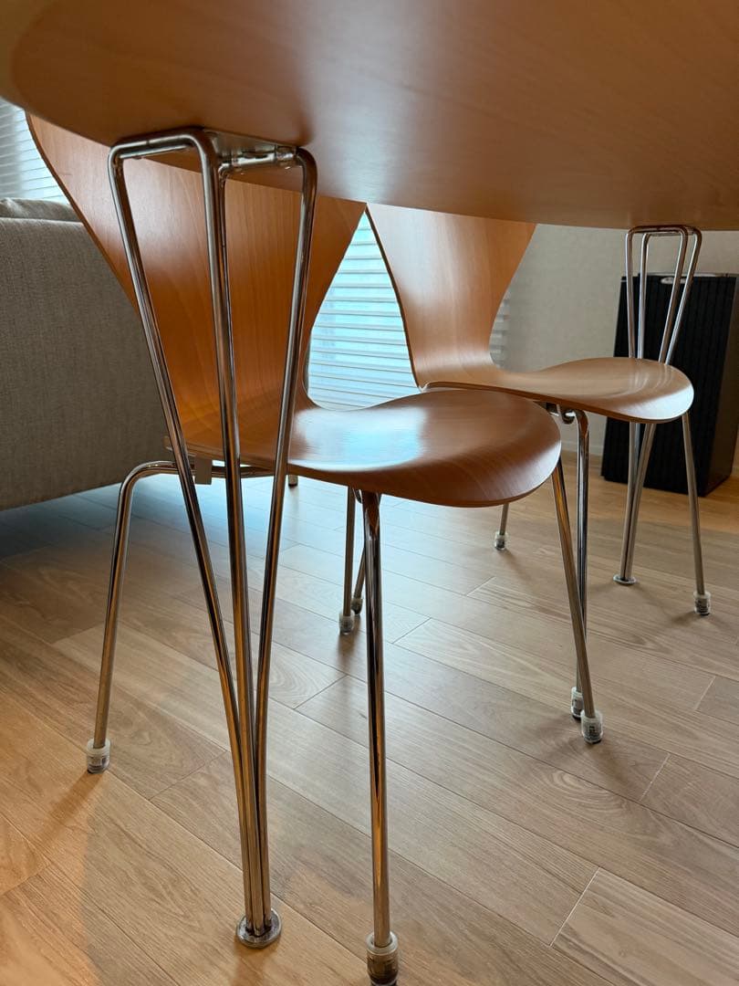 正規品 Fritz Hansen セブンチェア ビーチ 4脚セット