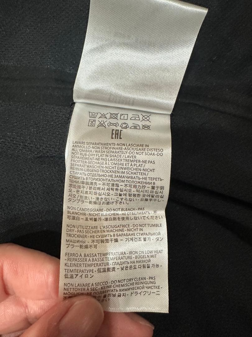 DUNO フード付きネイビーモッズコート　メンズ