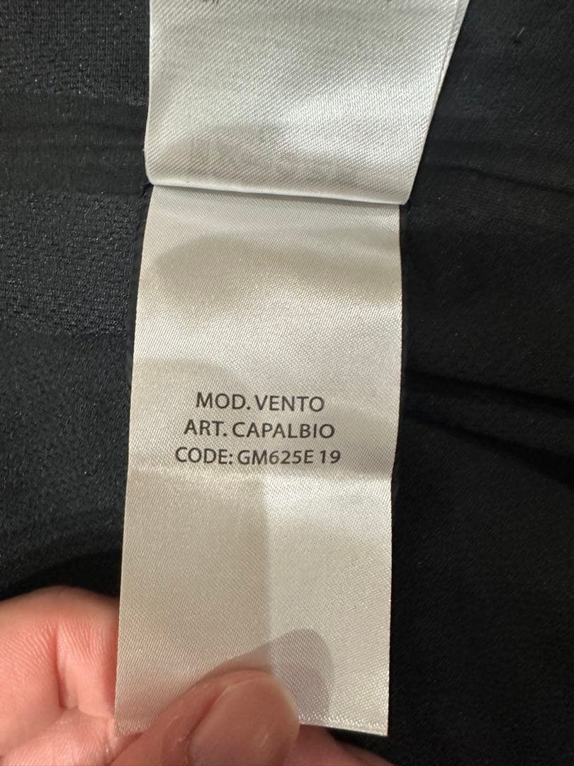 DUNO フード付きネイビーモッズコート　メンズ