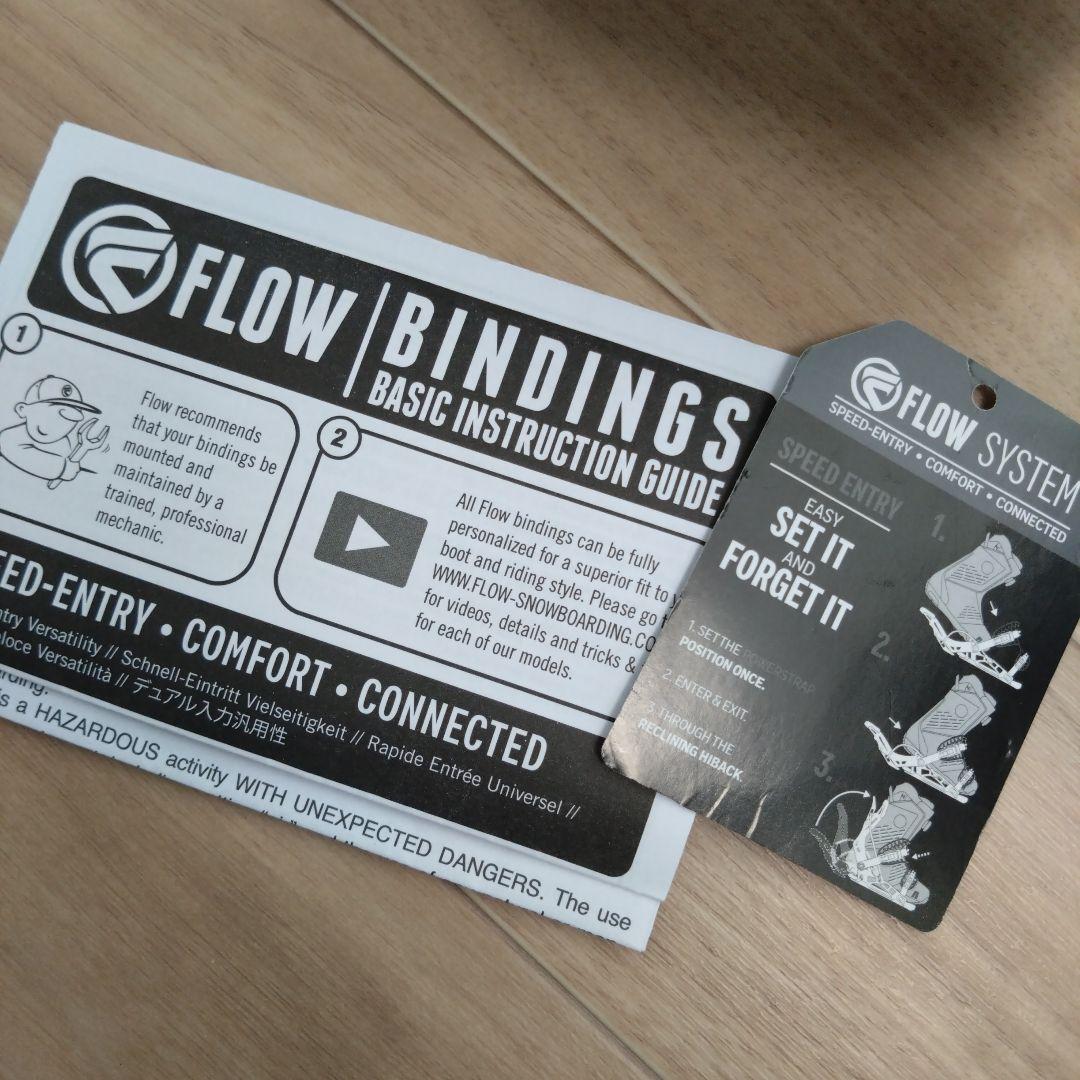 17cm〜19.5cm Flow Micron キッズXSビンディング ブラック