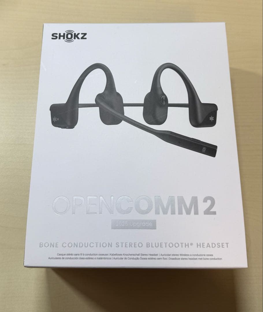 Shokz OpenComm 2 2025 Upgradeモデル USB-C充電