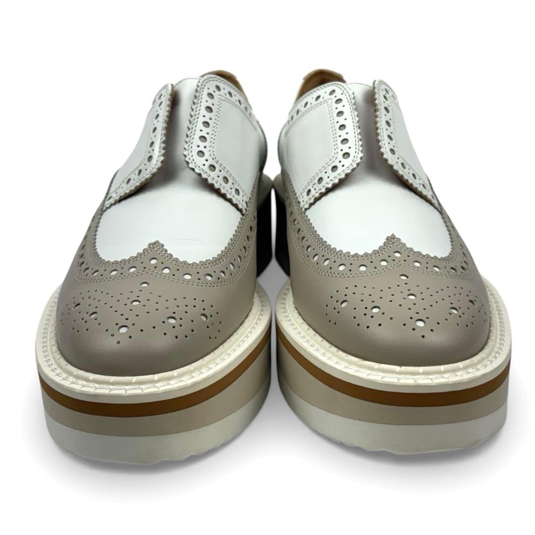 【未使用級】CLERGERIE クレジュリー　24cm　37.5 BECK 厚底