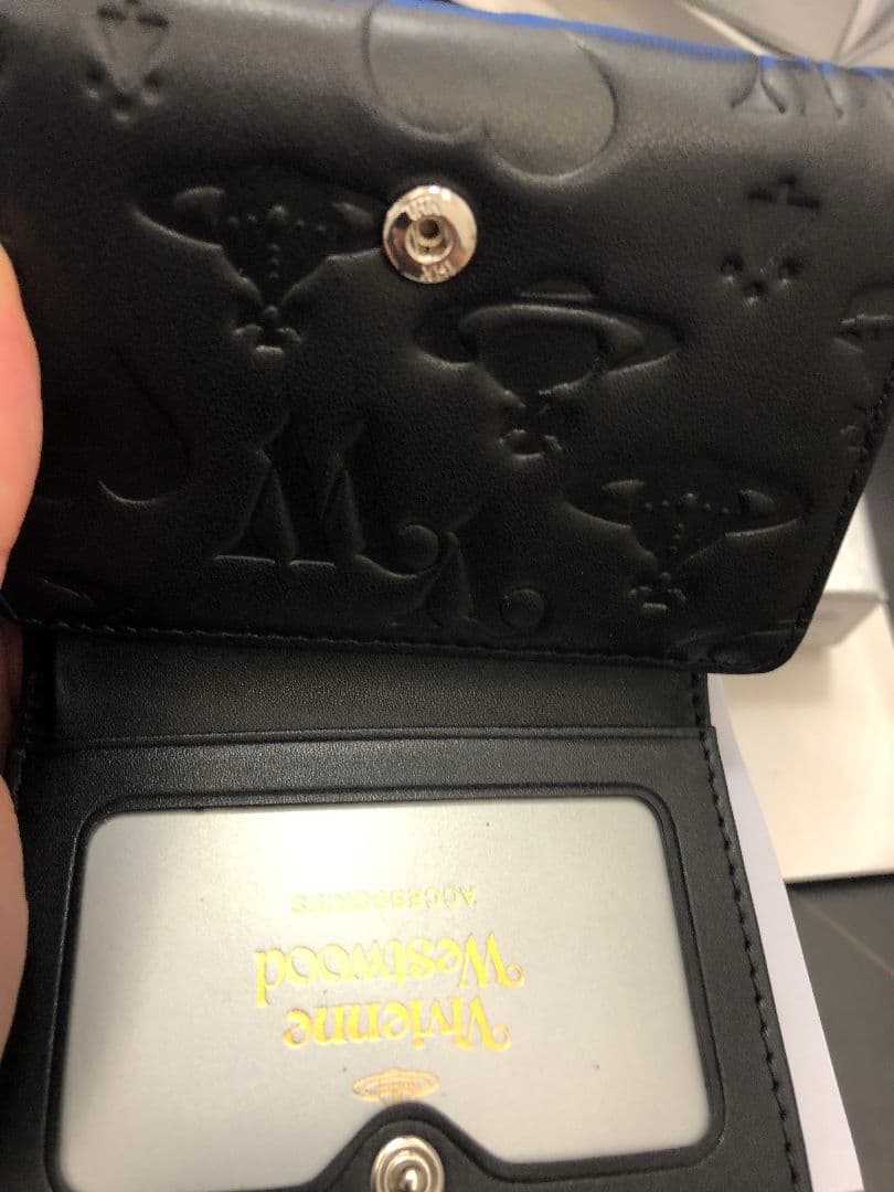 Vivienne Westwood ブラック三つ折り財布