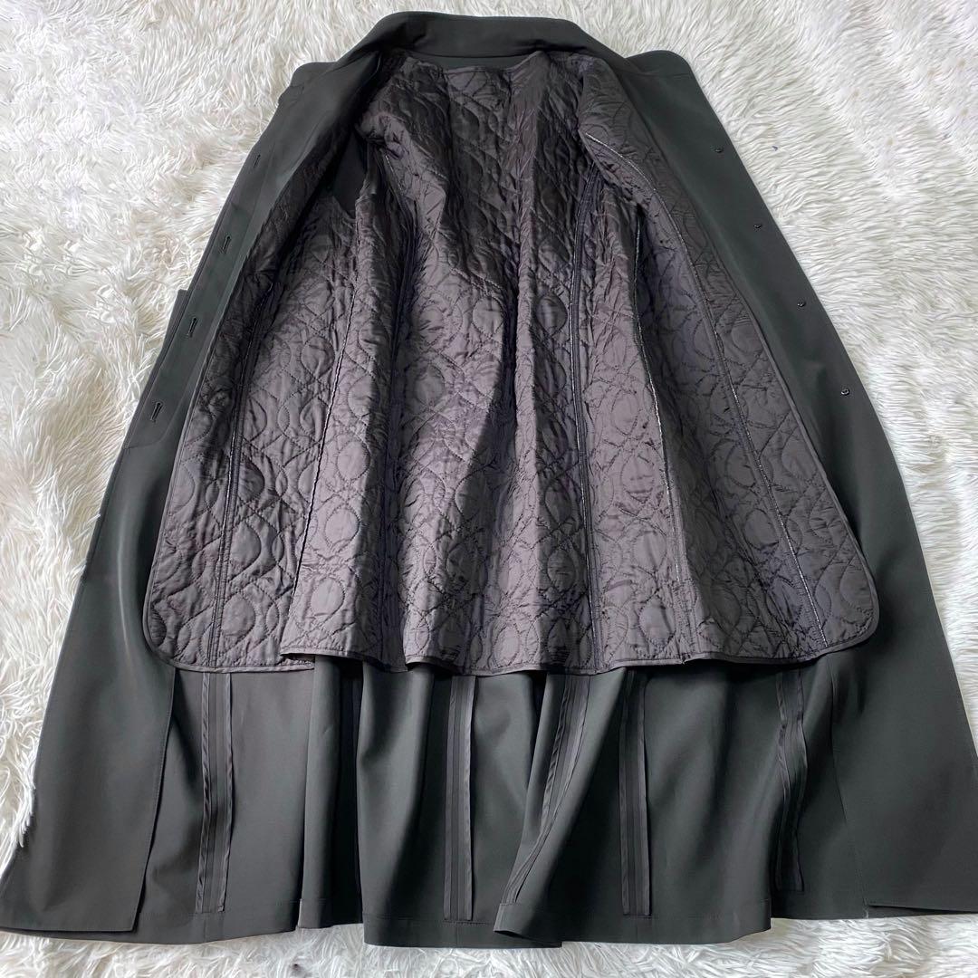 SOIR PERLE ライナー付き フォーマル ロングコート ステンカラー 9号