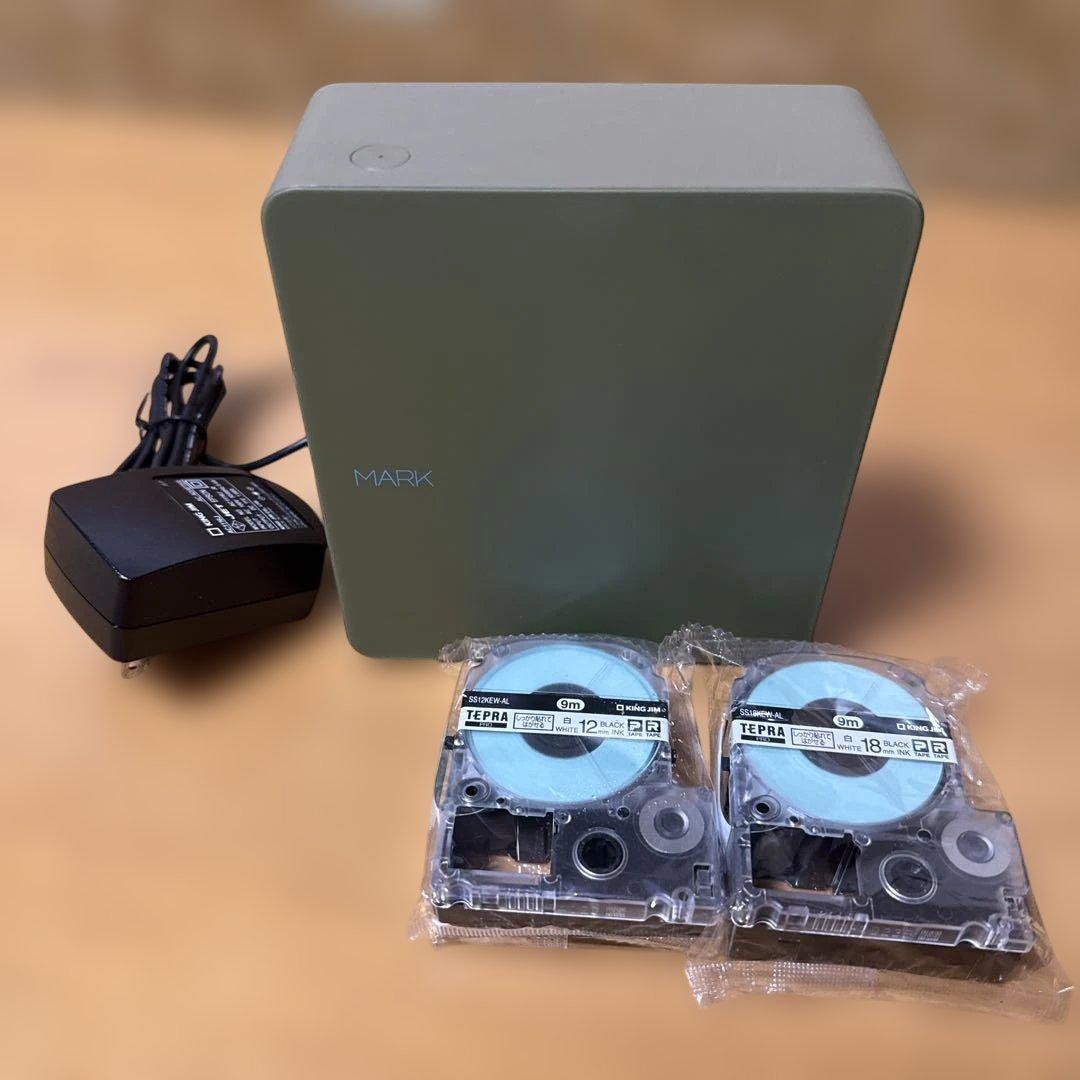 TEPRA MARK ラベルライター 12mm 18mmテープ付き