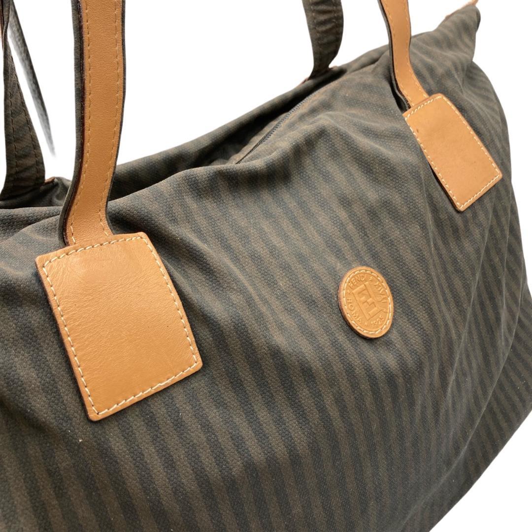 【大容量】　FENDI フェンディ　ボストンバッグ トートバッグ　ペカン