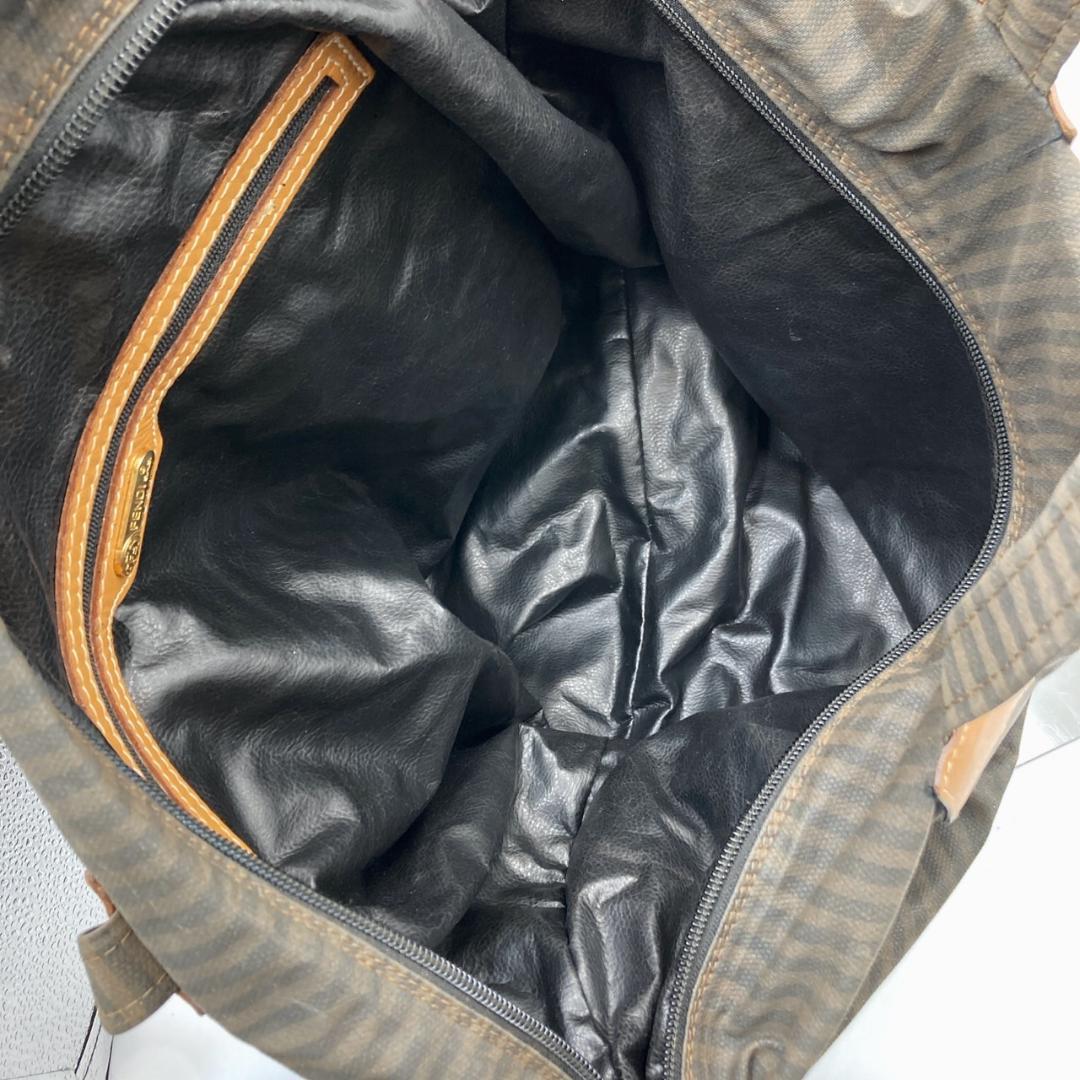 【大容量】　FENDI フェンディ　ボストンバッグ トートバッグ　ペカン