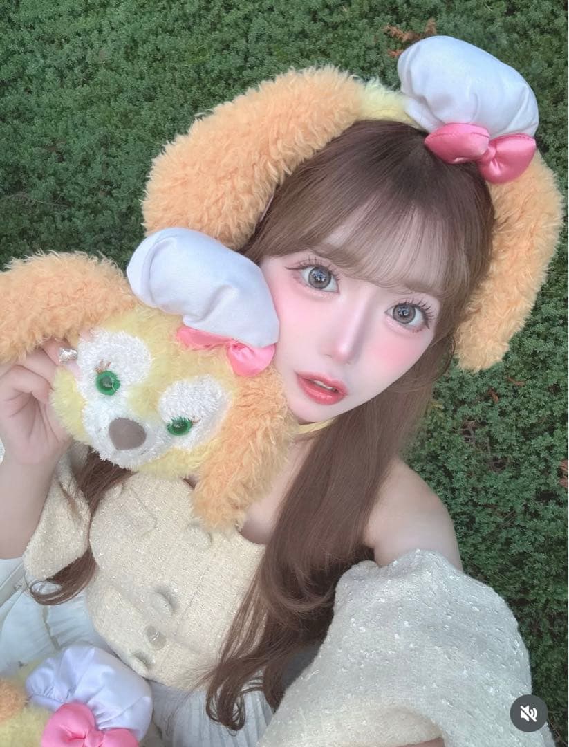 新品タグ付 ダーリッチ イエロー ホルターネックオフショルツイードトップス