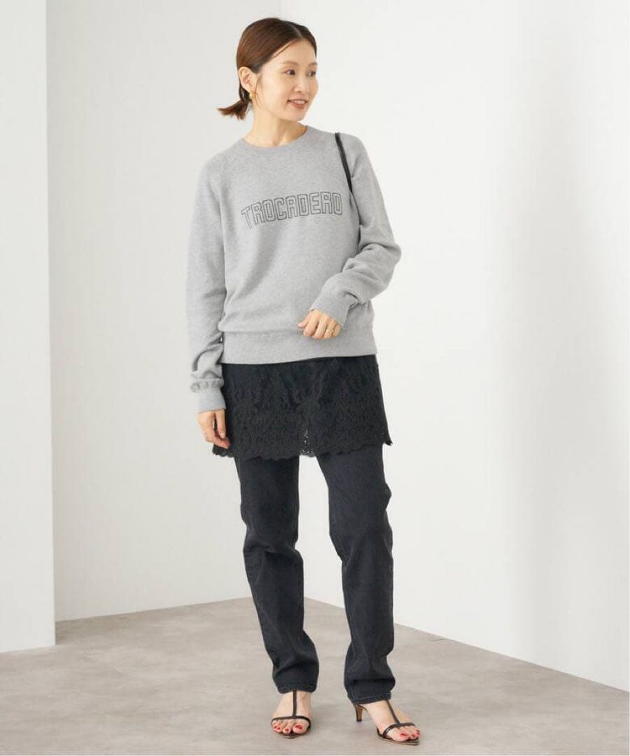 IENA Satinレース キャミソールワンピース